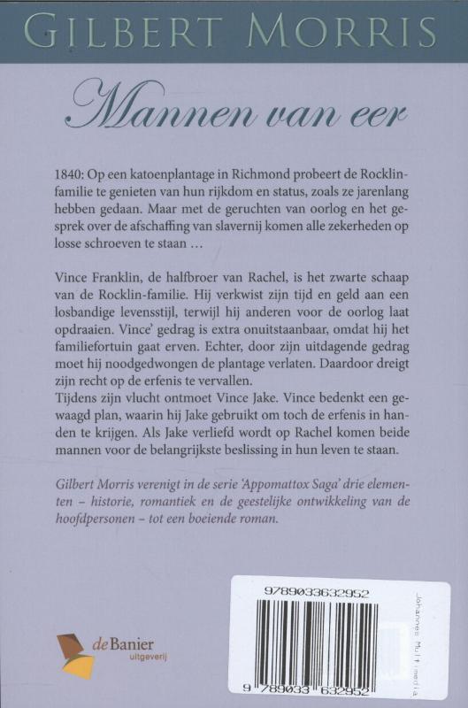 Mannen van eer / Appomattox Saga / 3 achterkant