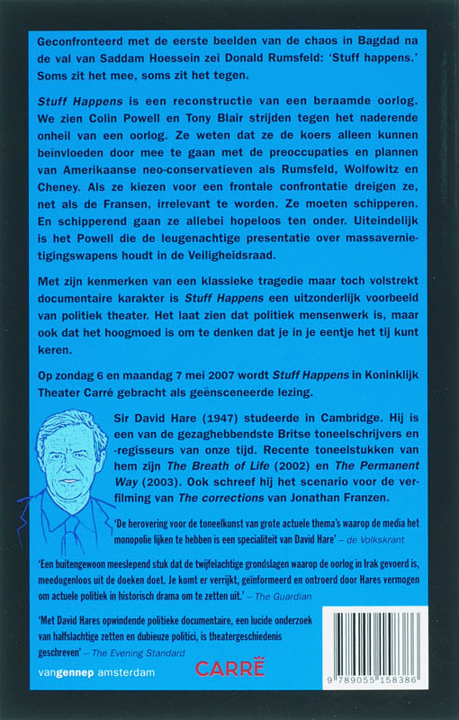 Stuff Happens Stuff Happens achterkant