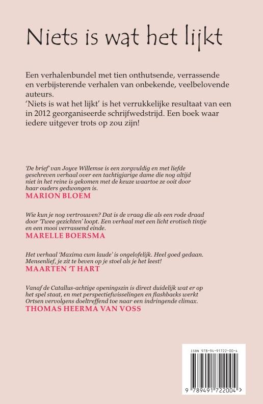 Niets is wat het lijkt achterkant