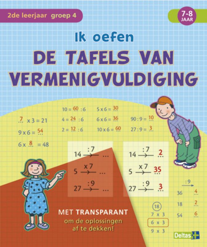 De tafels van vermenigvuldiging 2de leerjaar, groep 4