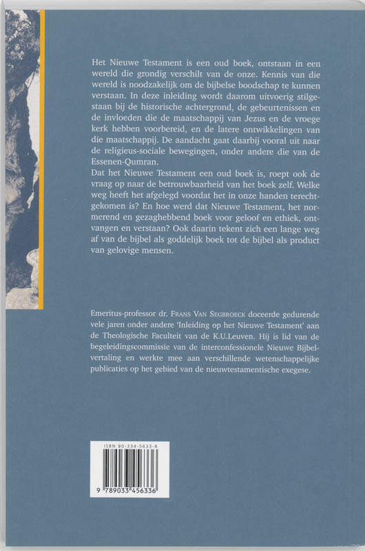 Het Nieuwe Testament leren lezen / Vlaamse Bijbelstichting achterkant