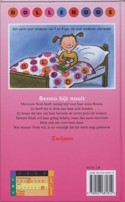 Benno bijt nooit achterkant