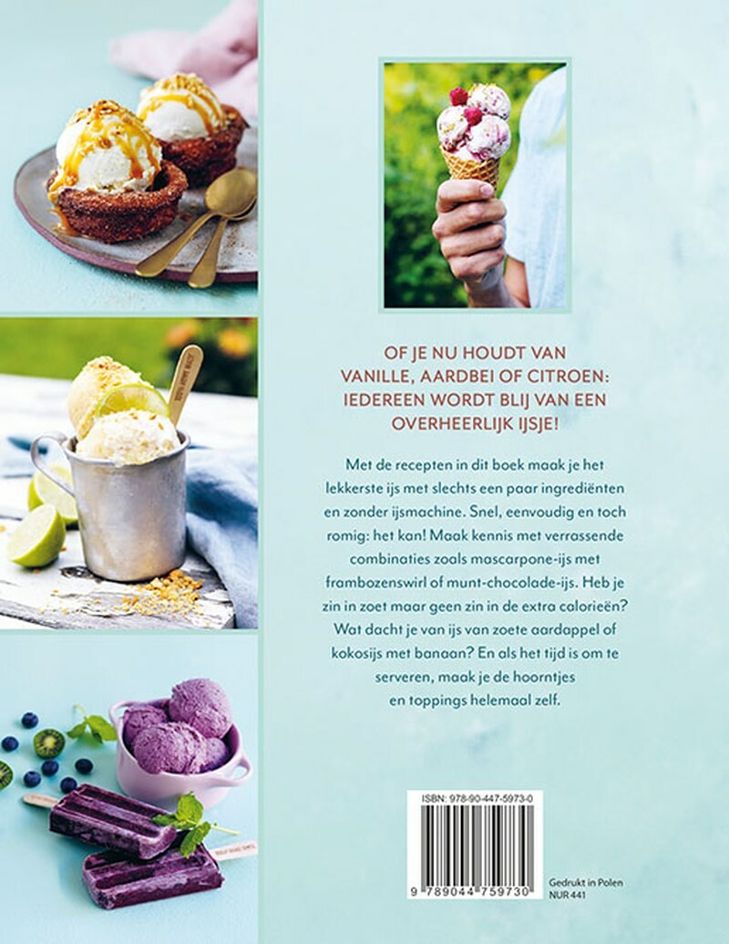 Lekker ijs zelf maken achterkant