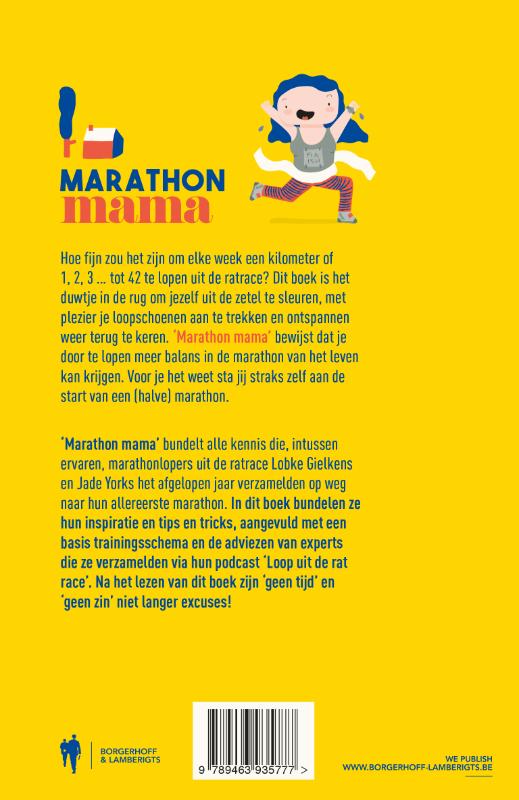 Marathon mama achterkant