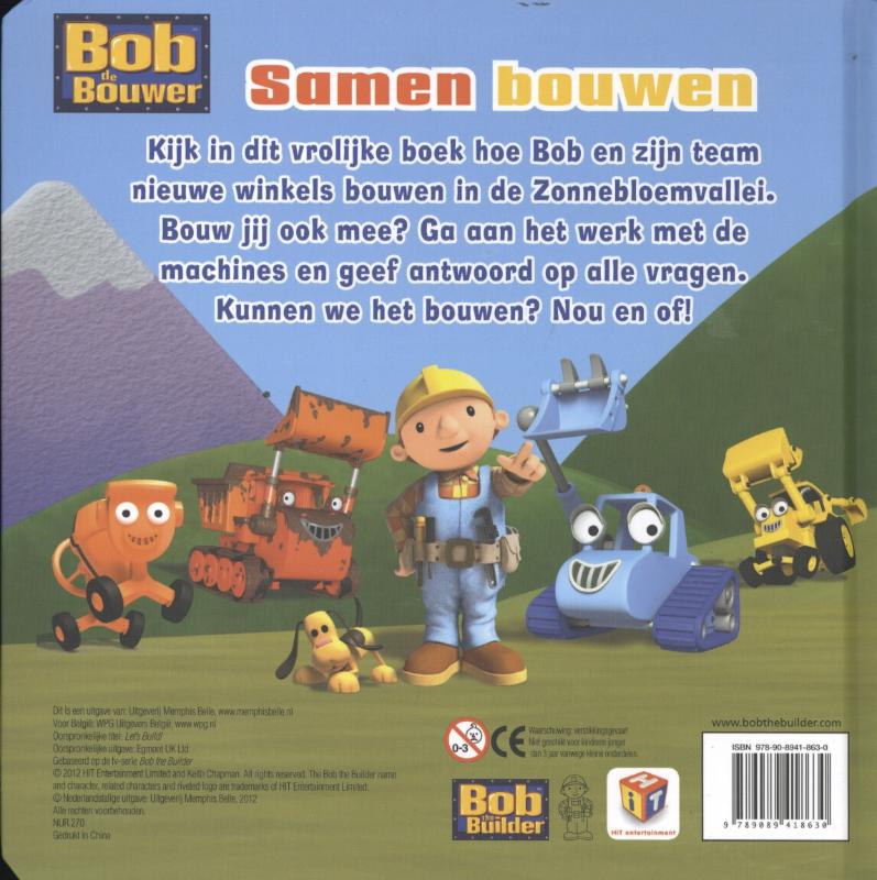 Samen bouwen / Bob de Bouwer achterkant