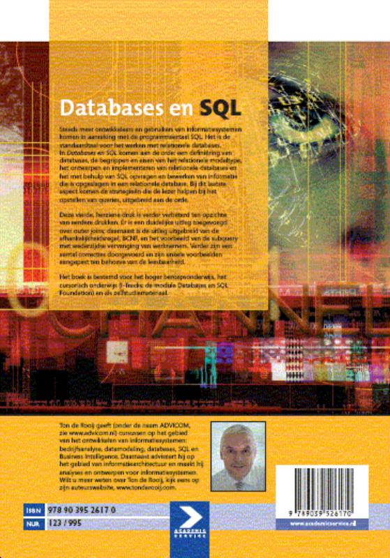 Databases en SQL 4e druk achterkant