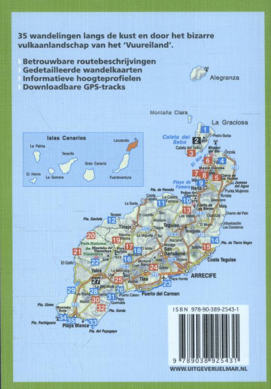 Lanzarote / Rother Wandelgidsen achterkant