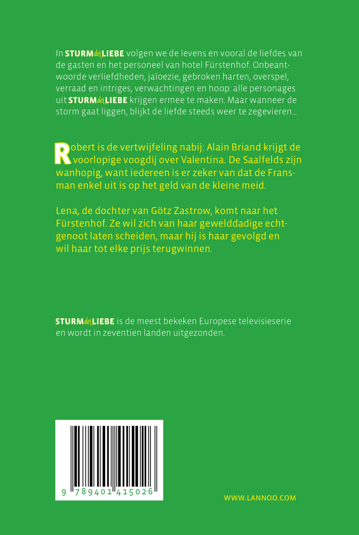 Zorgen om Valentina / Sturm der Liebe / 15 achterkant