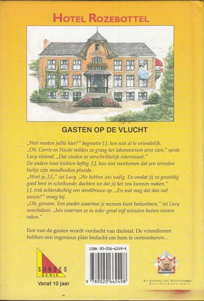 Gasten op de vlucht / Romana en Ragebol achterkant