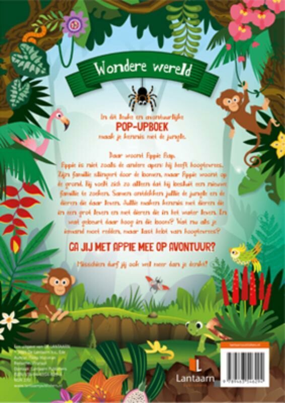 Avontuur in de jungle / Pop-up achterkant
