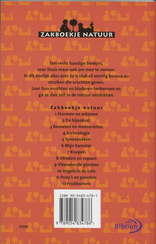 Fruitbomen / Zakboekje Natuur achterkant