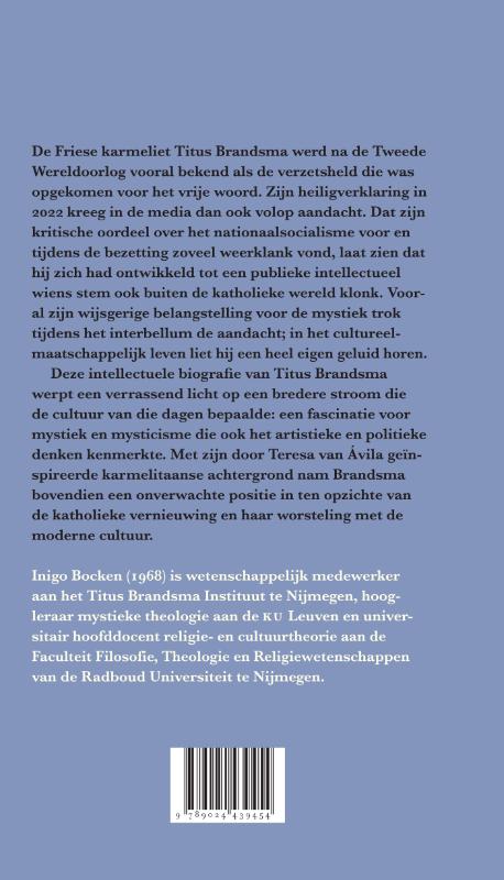 Denker voor Gods aangezicht achterkant