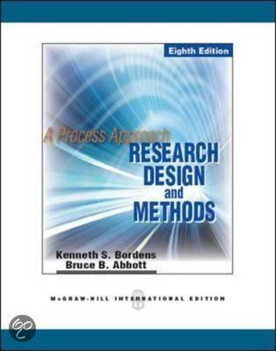 Research Design and Methods