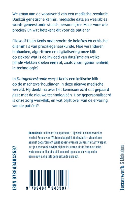 Datageneeskunde achterkant