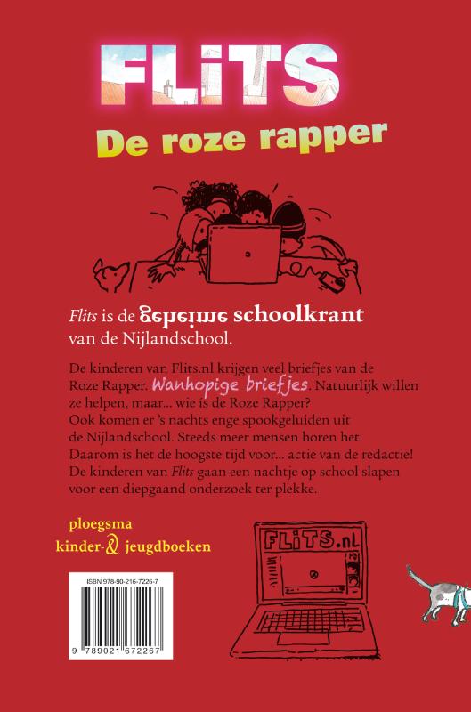 De roze rapper / Flits / 3 achterkant