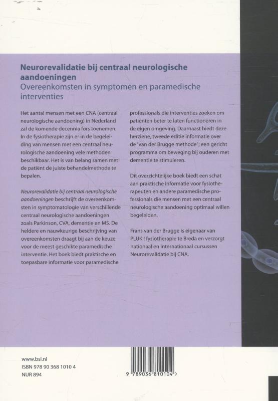 Neurorevalidatie bij centraal neurologische aandoeningen achterkant