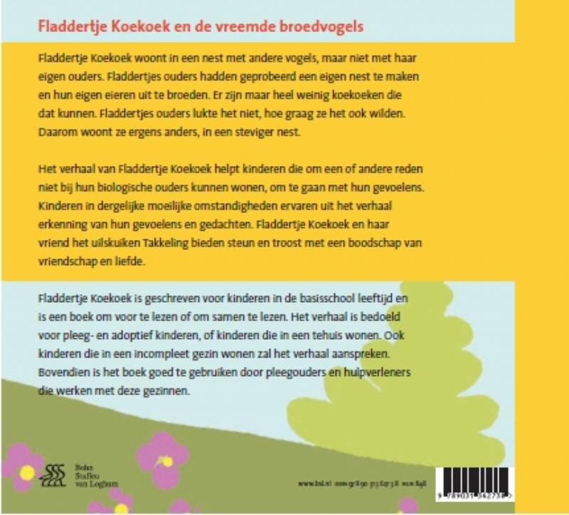 Fladdertje Koekoek en de vreemde broedvogels achterkant