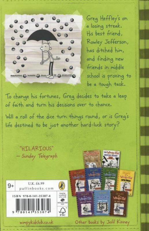 Hard Luck / Diary of a Wimpy Kid / 8 achterkant