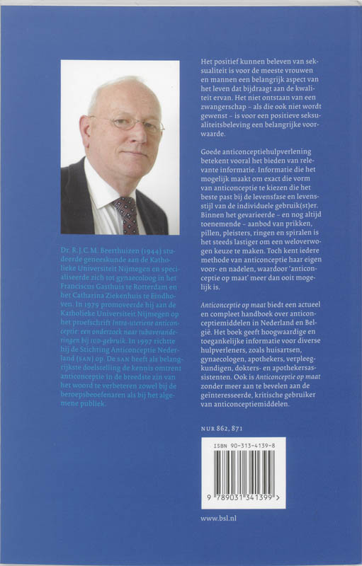 Anticonceptie op maat achterkant