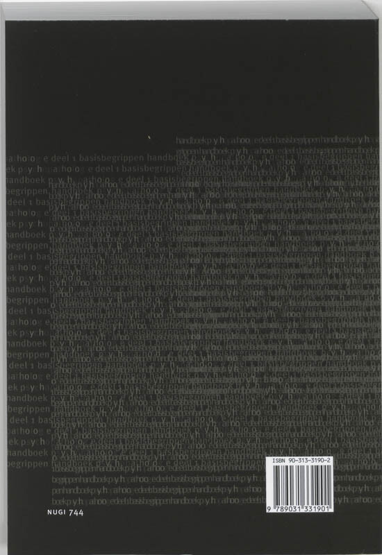 Handboek psychopathologie 1 achterkant