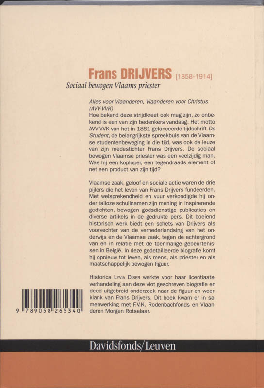 Frans Drijvers (1858-1914) achterkant