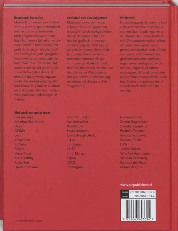 Grafisch ontwerpen achterkant