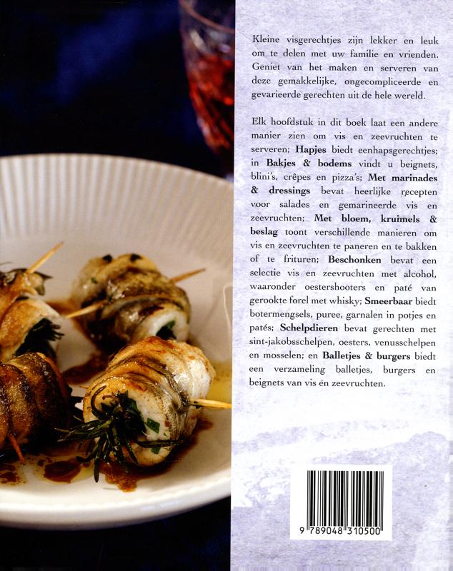 Tapas met vis Tapas met vis achterkant