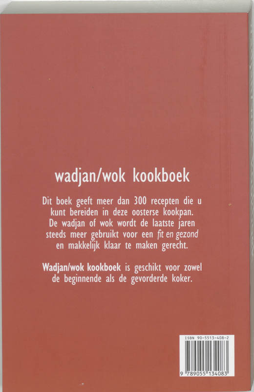 Wadjan Wok Kookboek achterkant