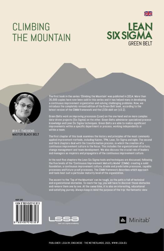 Lean Six Sigma Green Belt / Climbing the mountain achterkant