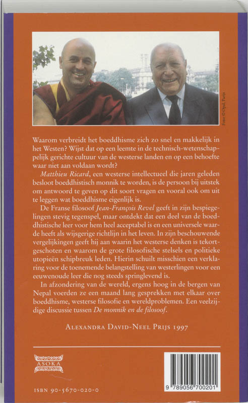 De monnik en de filosoof De monnik en de filosoof achterkant