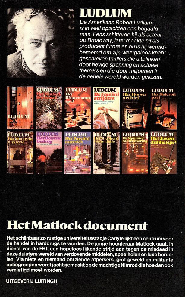 MATLOCK DOCUMENT achterkant