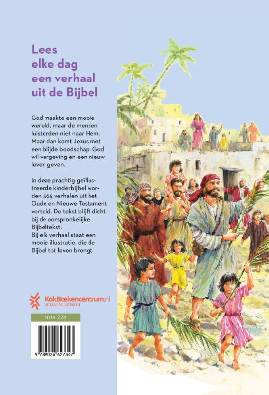 Kinderbijbel in 365 verhalen achterkant