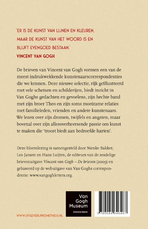 Brieven van Vincent Van Gogh achterkant