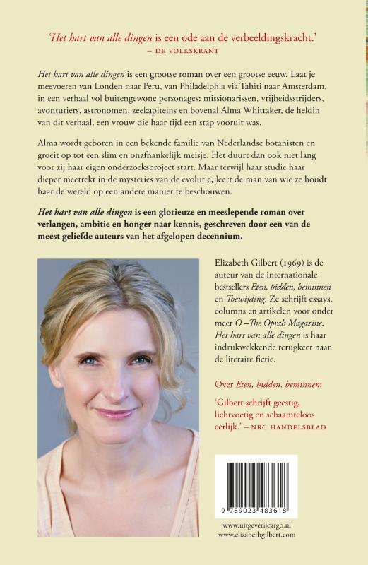 Het hart van alle dingen Het hart van alle dingen achterkant