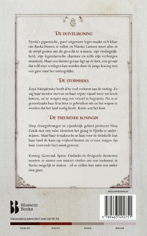 Het oordeel van de wolf / De Grishaverse / 8 achterkant