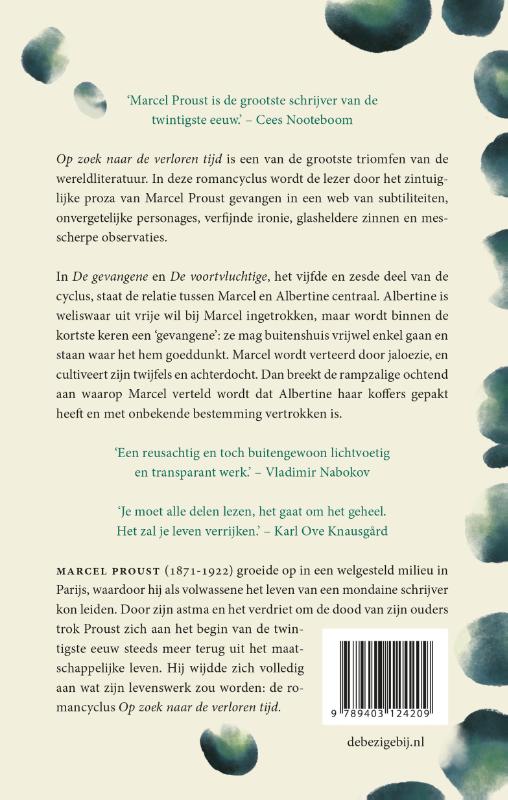 De gevangene / Op zoek naar de verloren tijd achterkant