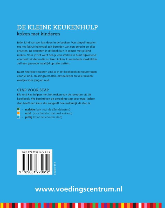 De kleine keukenhulp achterkant