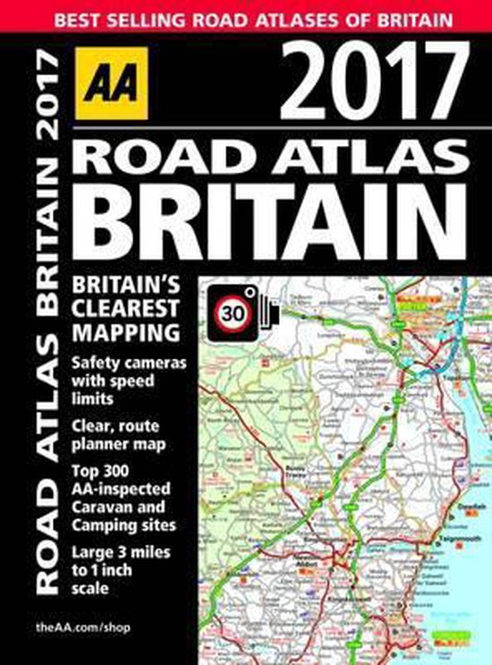 AA Road Atlas Britain 2017