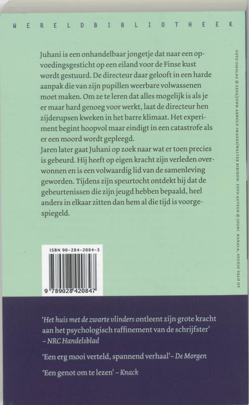 Het huis met de zwarte vlinders Het huis met de zwarte vlinders achterkant
