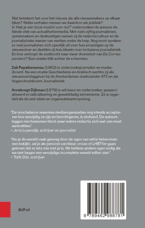 'Heb je een boze moslim voor mij?' achterkant