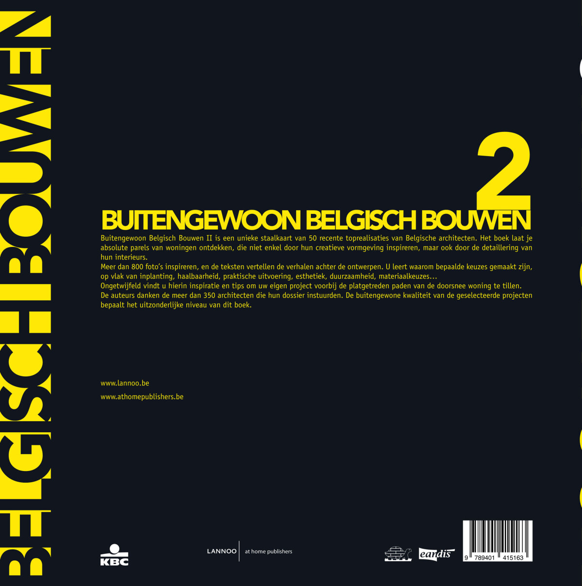 Buitengewoon Belgisch bouwen achterkant