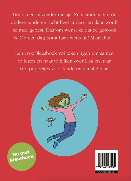 Lisa en de Stokpoppetjes achterkant