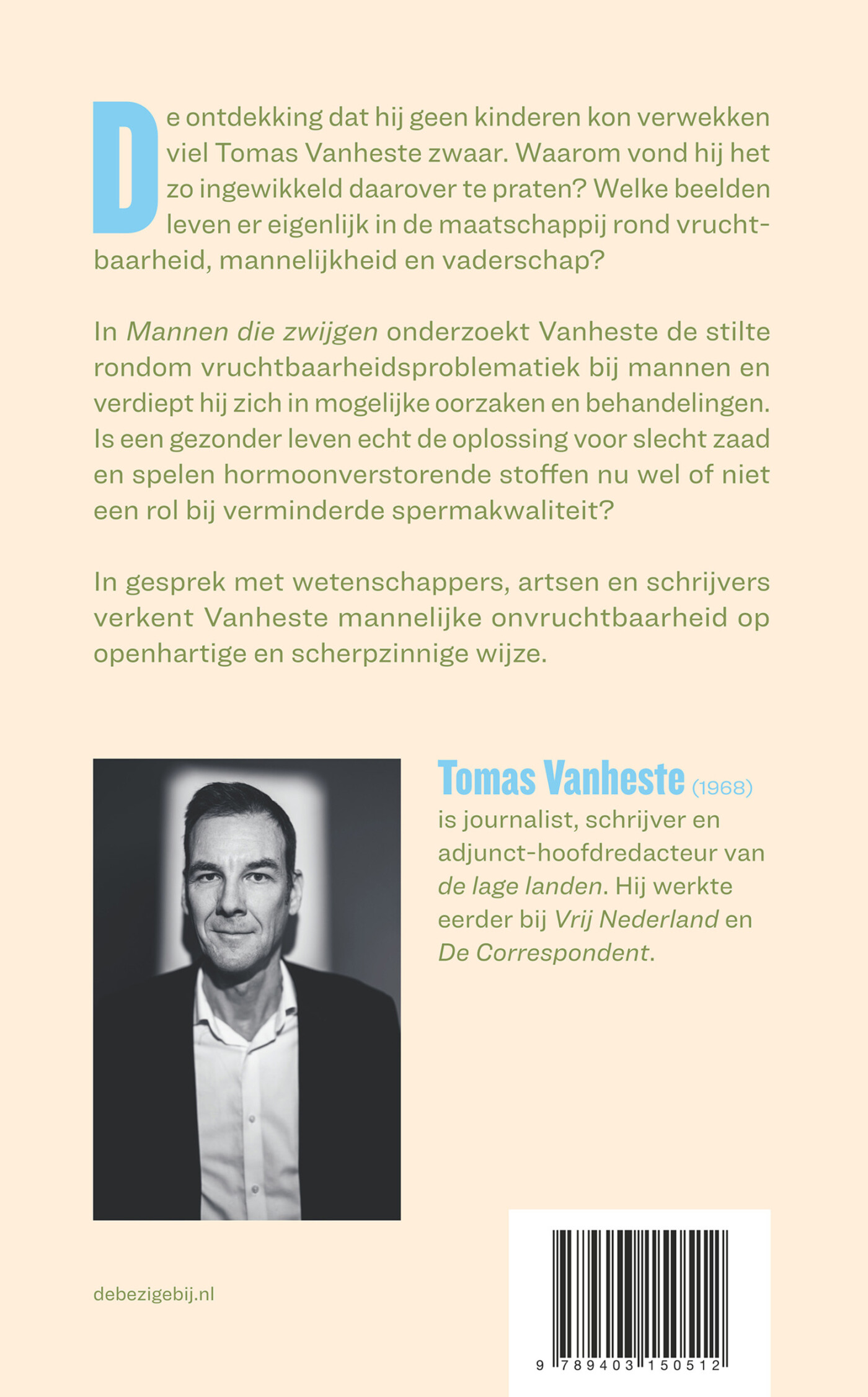 Mannen die zwijgen achterkant