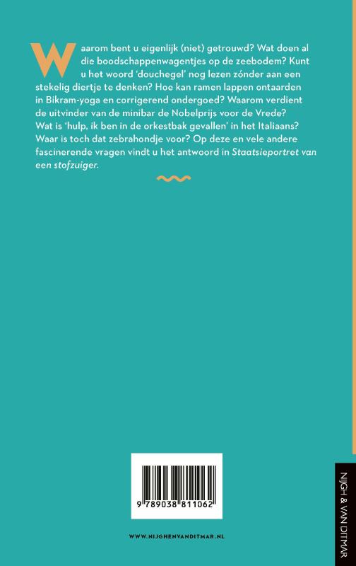 Staatsieportret van een stofzuiger achterkant