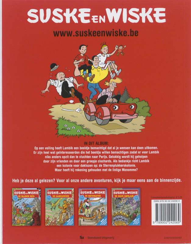 De sterrenplukkers / Suske en Wiske / 146 achterkant