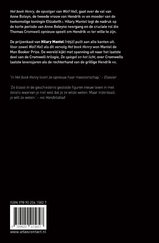 Het boek Henry / LJ Veen Klassiek achterkant