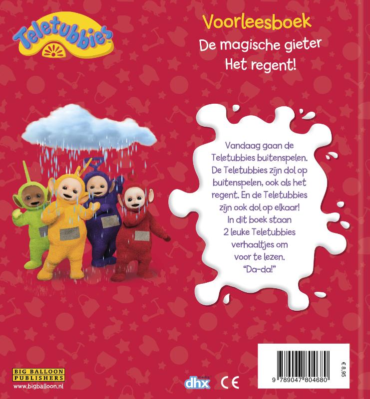 Teletubbies voorleesboek / Teletubbies achterkant