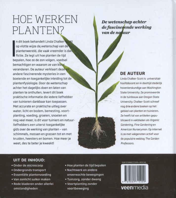 Hoe werken planten? achterkant