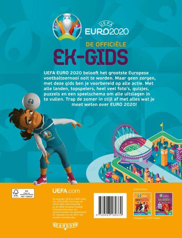 De officiële EK-gids / Euro 2020 achterkant