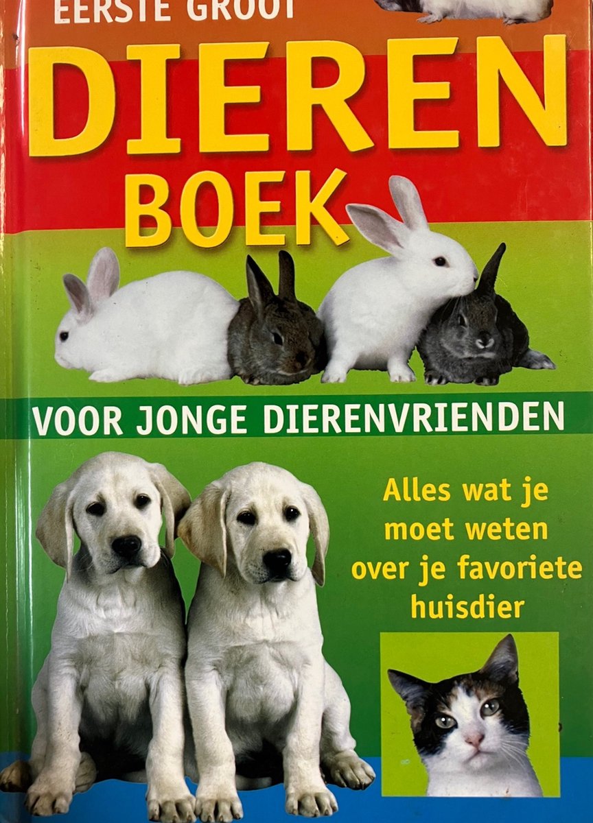 Eerste groot dierenboek.